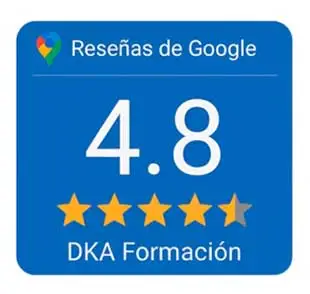 Reseñas en Google, DKA Cursos Gratis